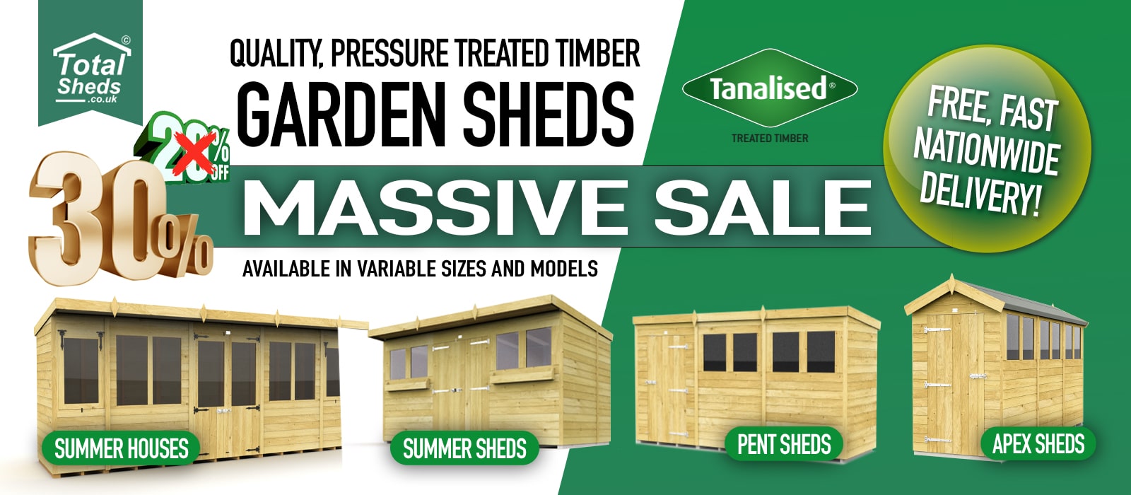 Flat Packed Sheds
