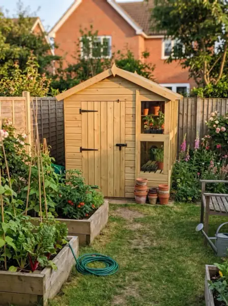 A Total Sheds building in a customer’s garden
