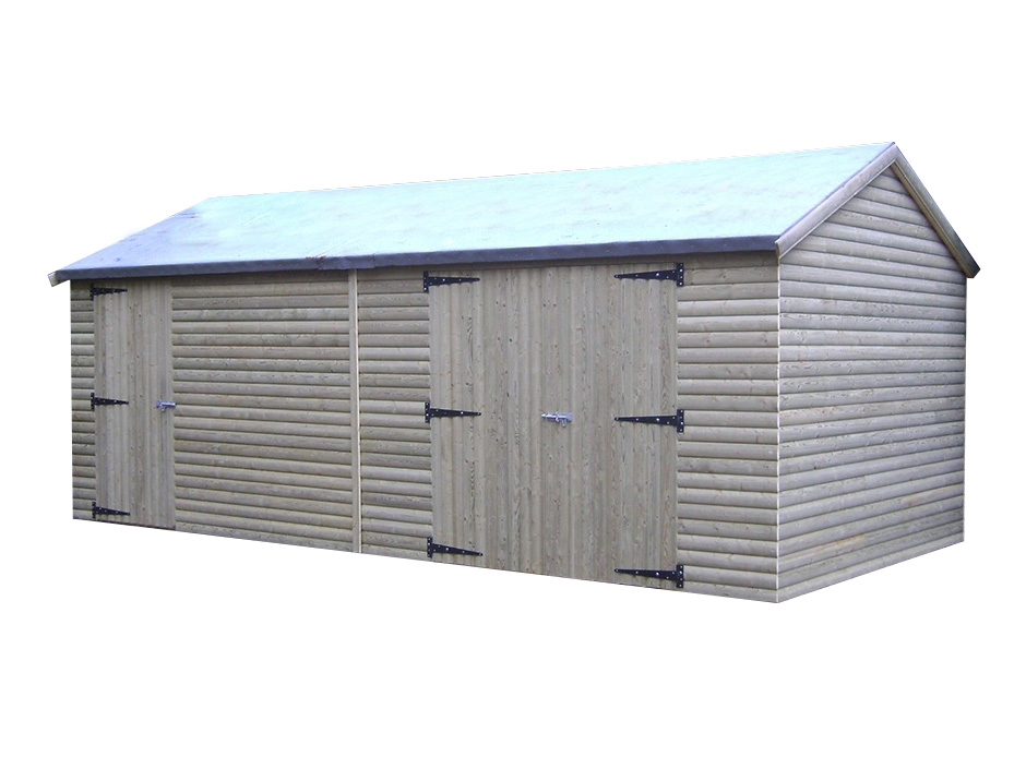 20ft X 10ft Heavy Duty Loglap Workshop