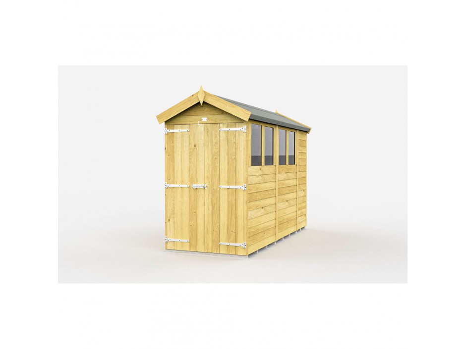 F&F 4ft x 11ft Apex Shed