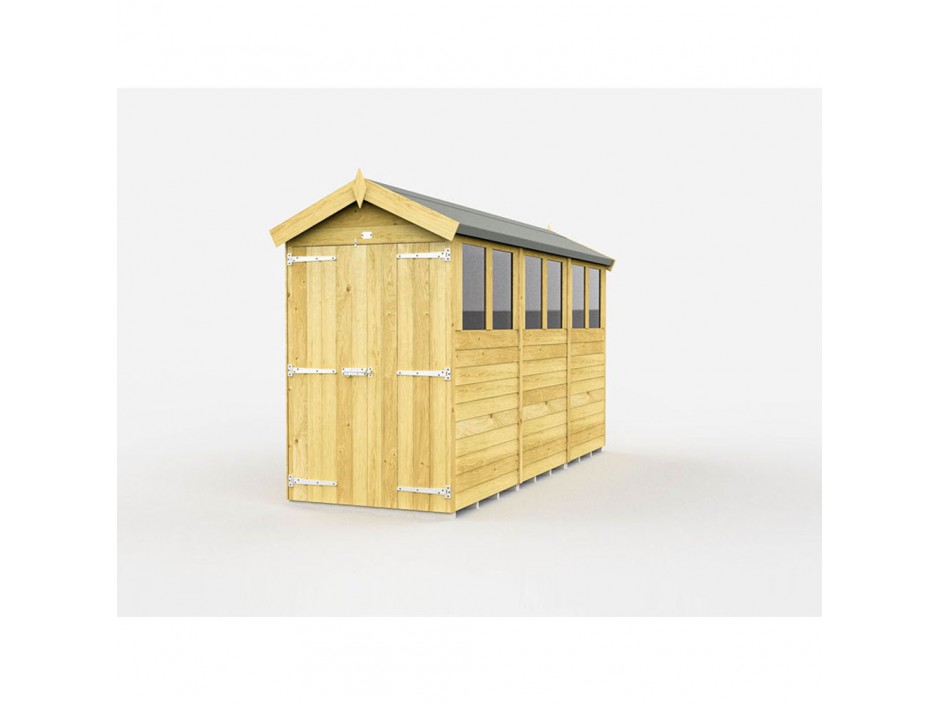 F&F 4ft x 12ft Apex Shed