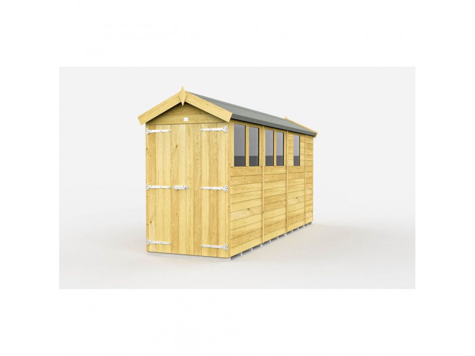 F&F 4ft x 13ft Apex Shed