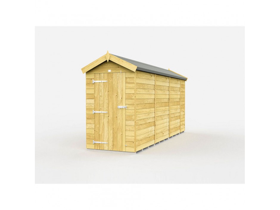 F&F 4ft x 14ft Apex Shed