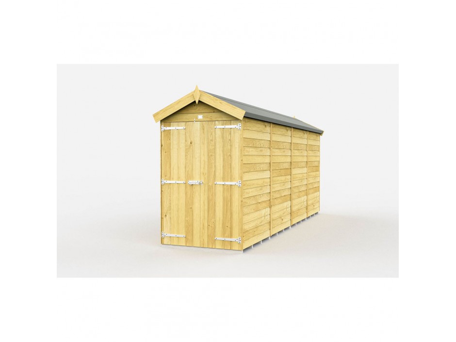 F&F 4ft x 15ft Apex Shed