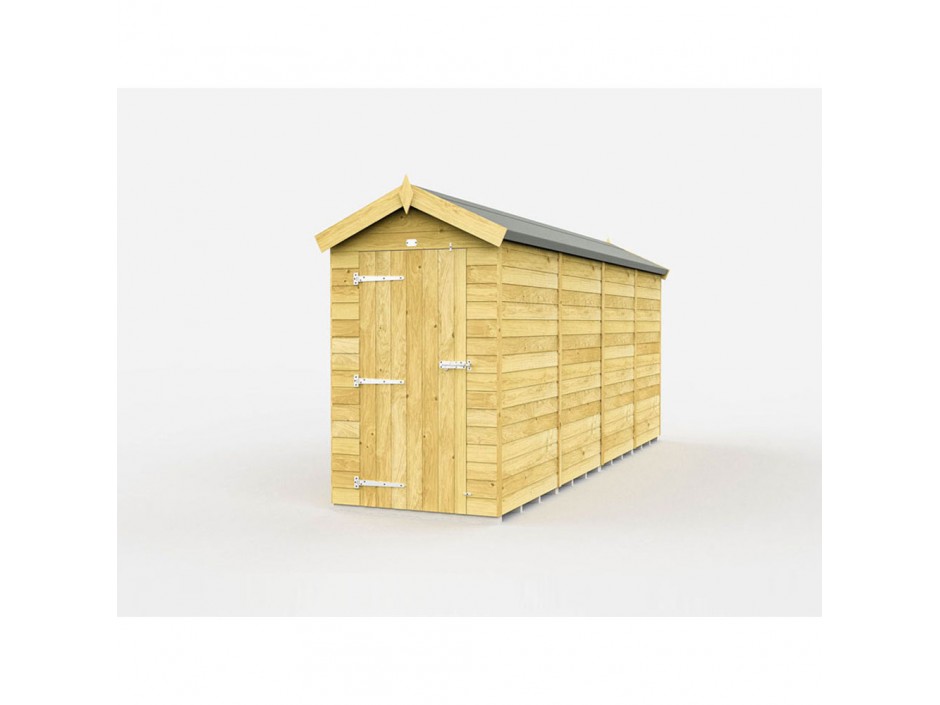 F&F 4ft x 16ft Apex Shed