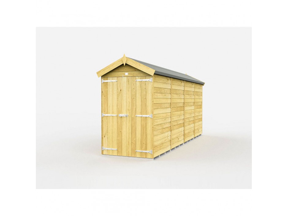 F&F 4ft x 16ft Apex Shed