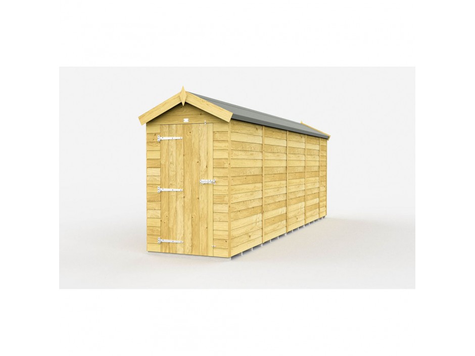 F&F 4ft x 17ft Apex Shed