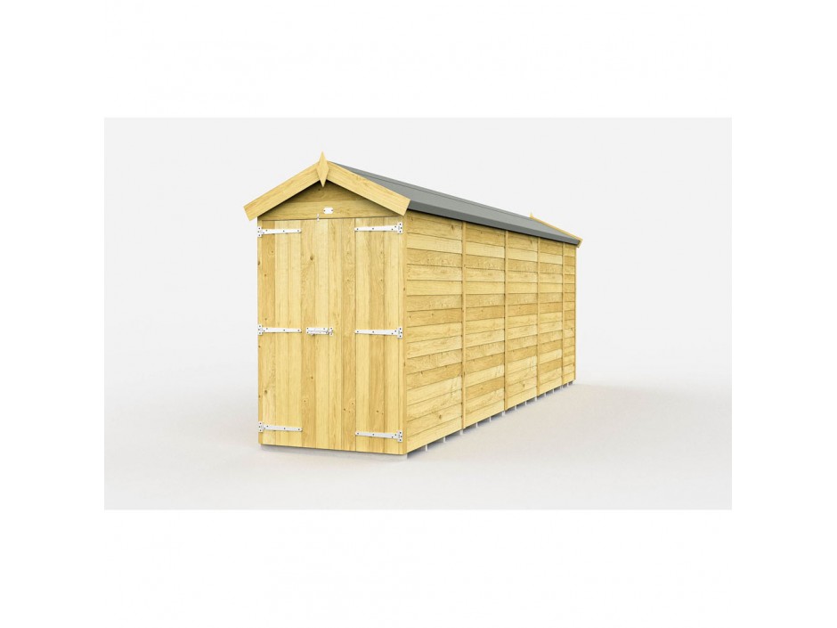 F&F 4ft x 17ft Apex Shed