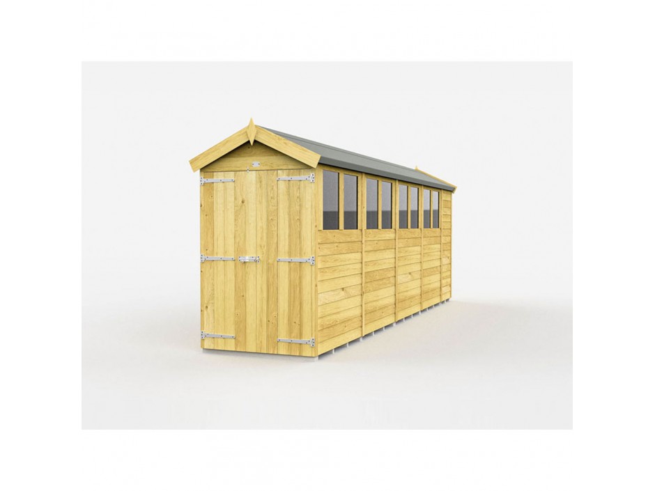 F&F 4ft x 18ft Apex Shed