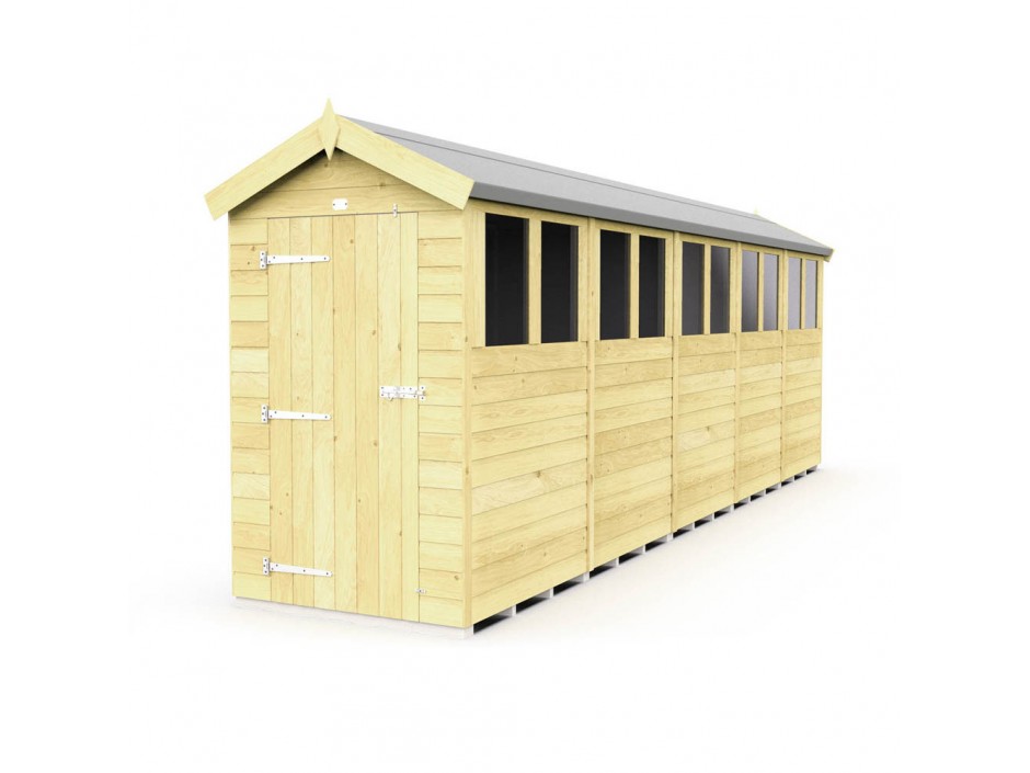 F&F 4ft x 20ft Apex Shed