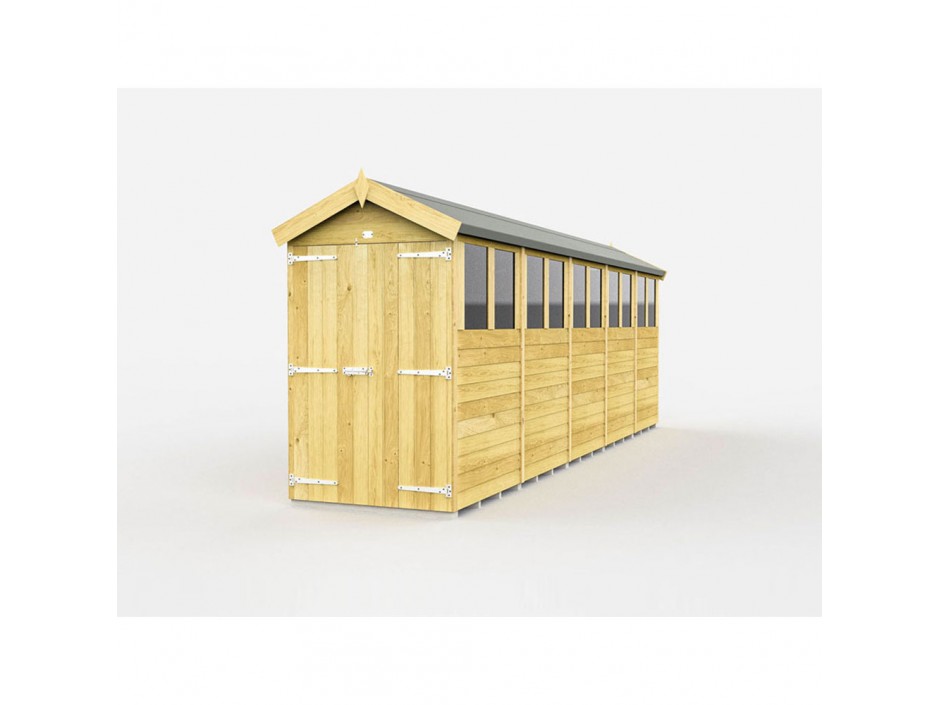 F&F 4ft x 20ft Apex Shed