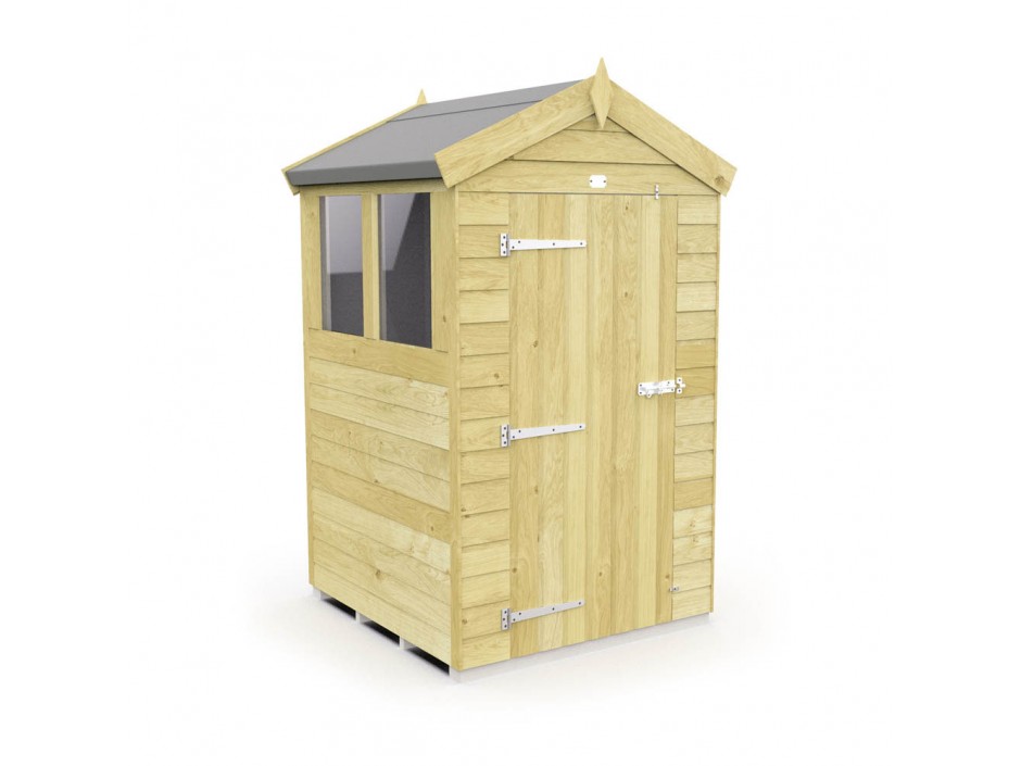 F&F 4ft x 4ft Apex Shed