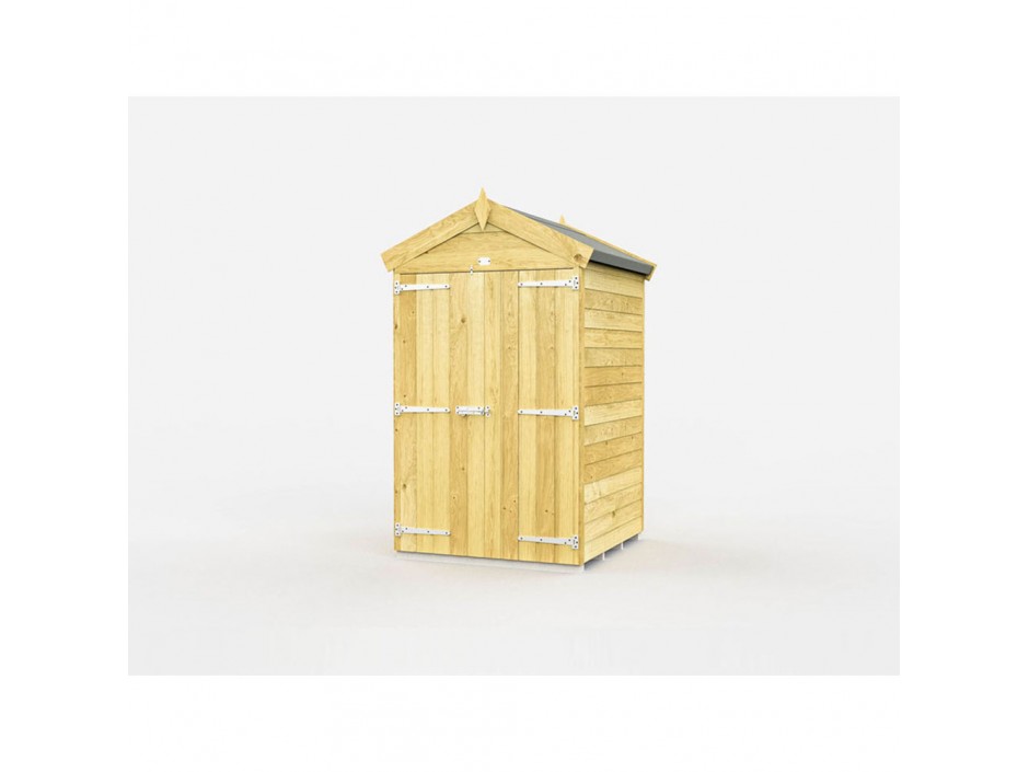 F&F 4ft x 4ft Apex Shed