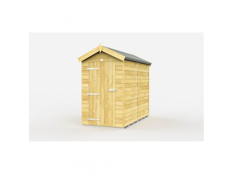 F&F 4ft x 7ft Apex Shed