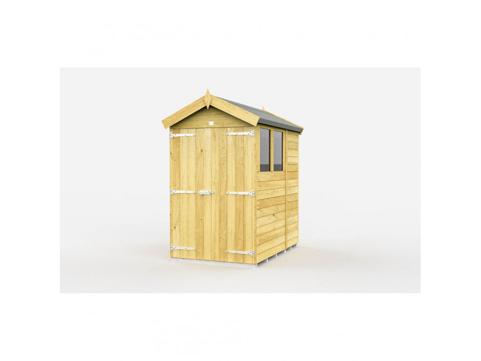 F&F 4ft x 7ft Apex Shed