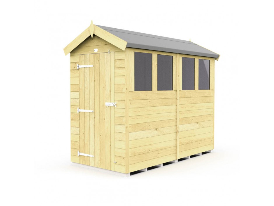 F&F 4ft x 8ft Apex Shed