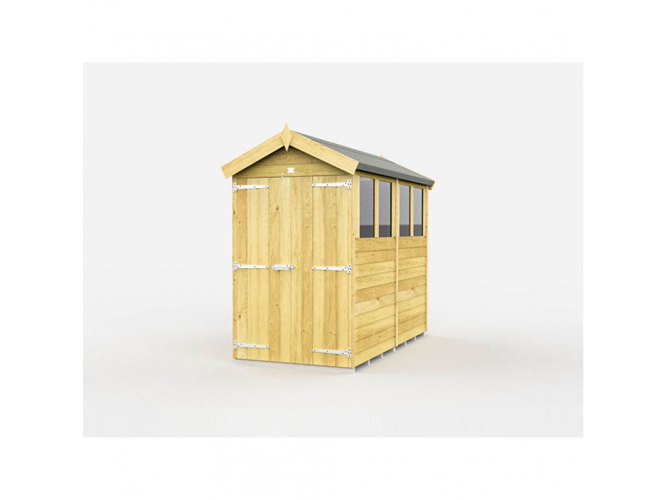 F&F 4ft x 8ft Apex Shed