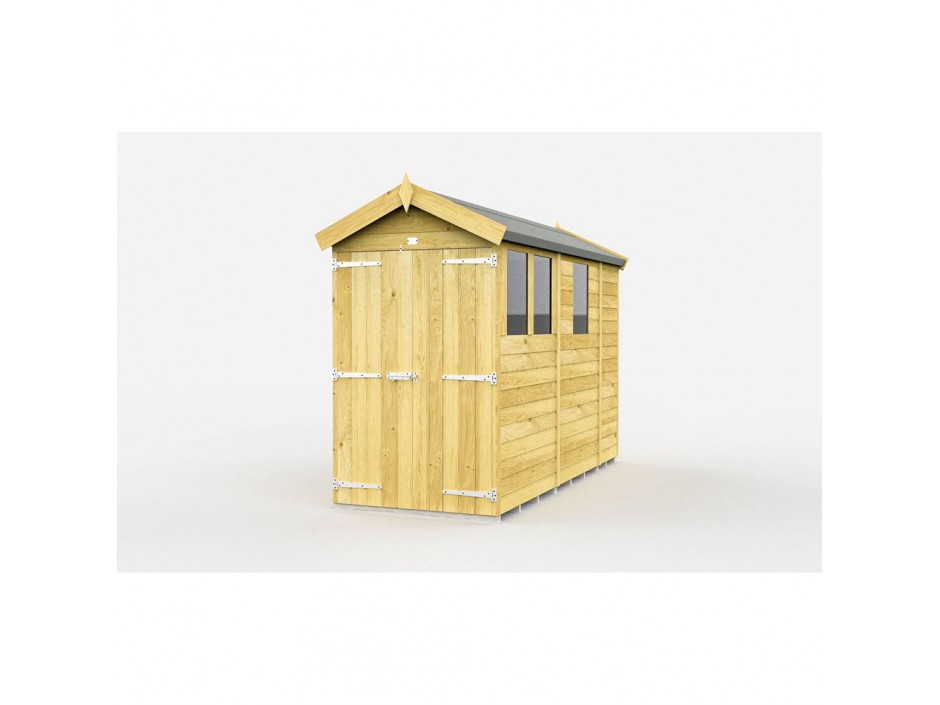 F&F 4ft x 9ft Apex Shed