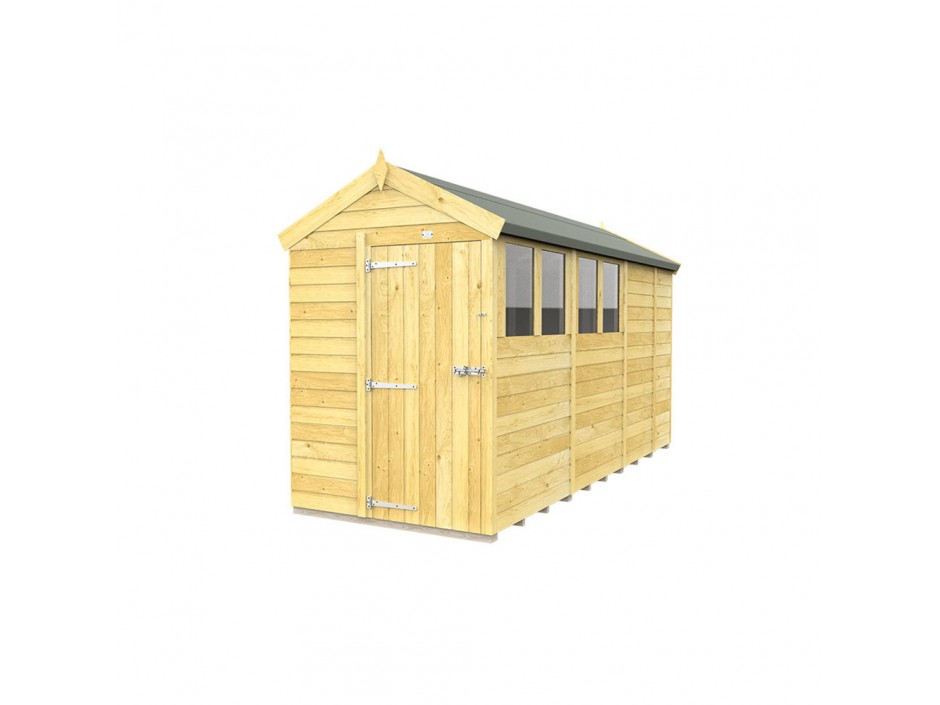 F&F 5ft x 13ft Apex Shed