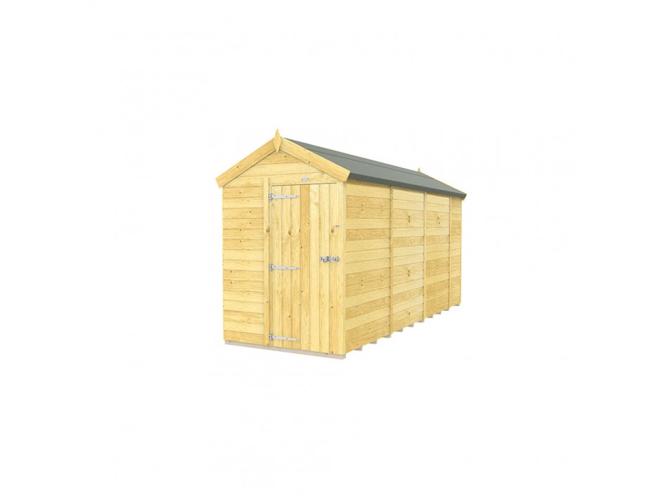 F&F 5ft x 14ft Apex Shed