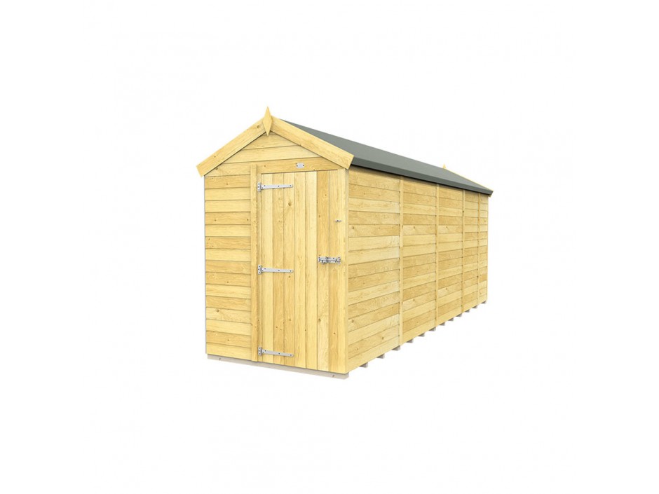 F&F 5ft x 17ft Apex Shed