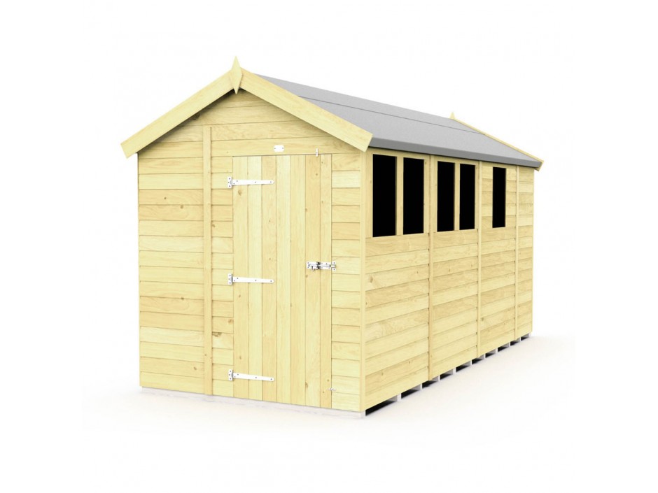 F&F 6ft x 13ft Apex Shed