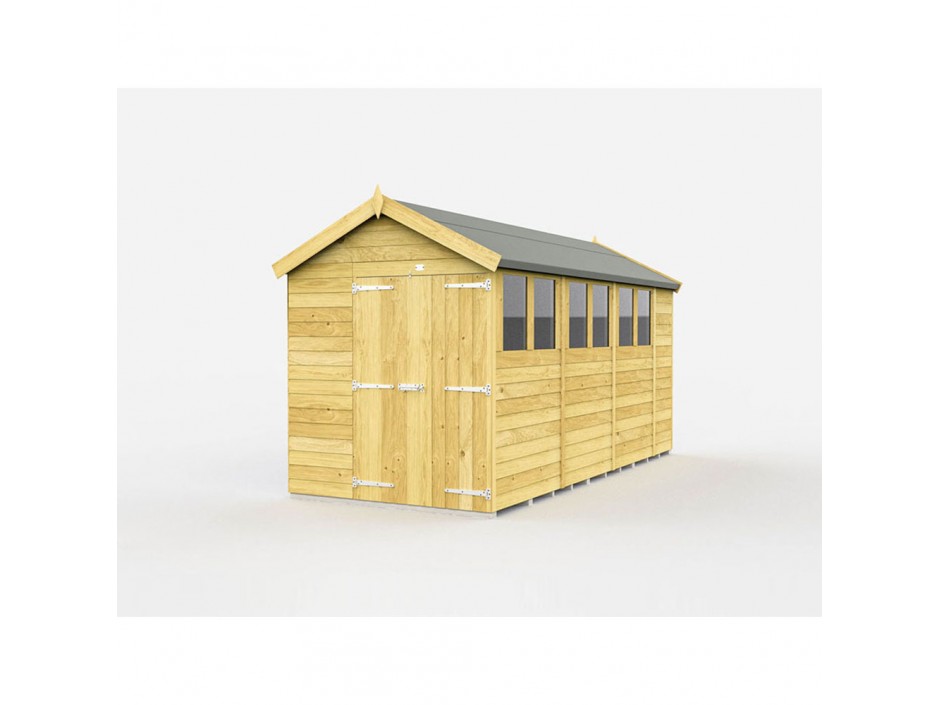 F&F 6ft x 14ft Apex Shed