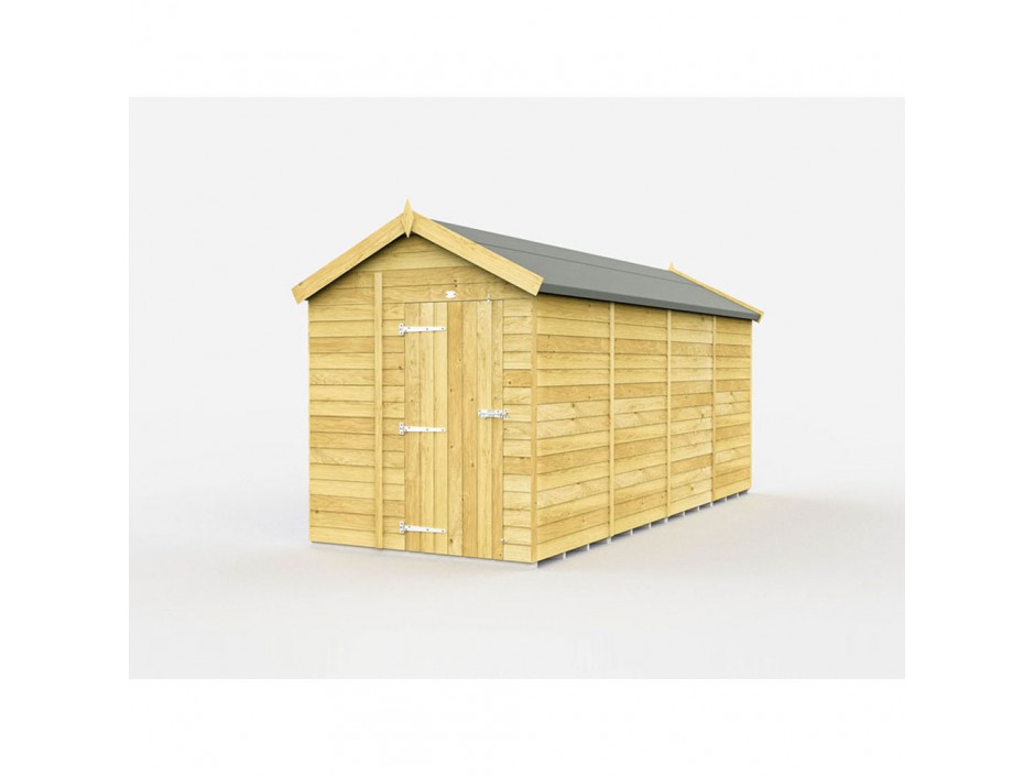 F&F 6ft x 16ft Apex Shed