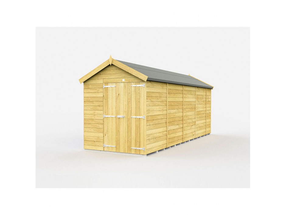 F&F 6ft x 18ft Apex Shed