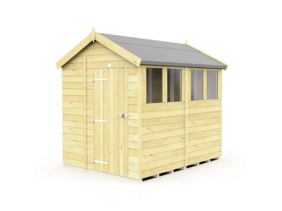 F&F 6ft x 8ft Apex Shed