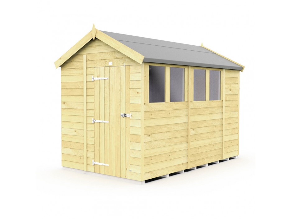 F&F 7ft x 10ft Apex Shed