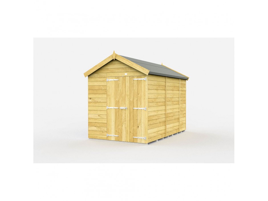 F&F 7ft x 10ft Apex Shed