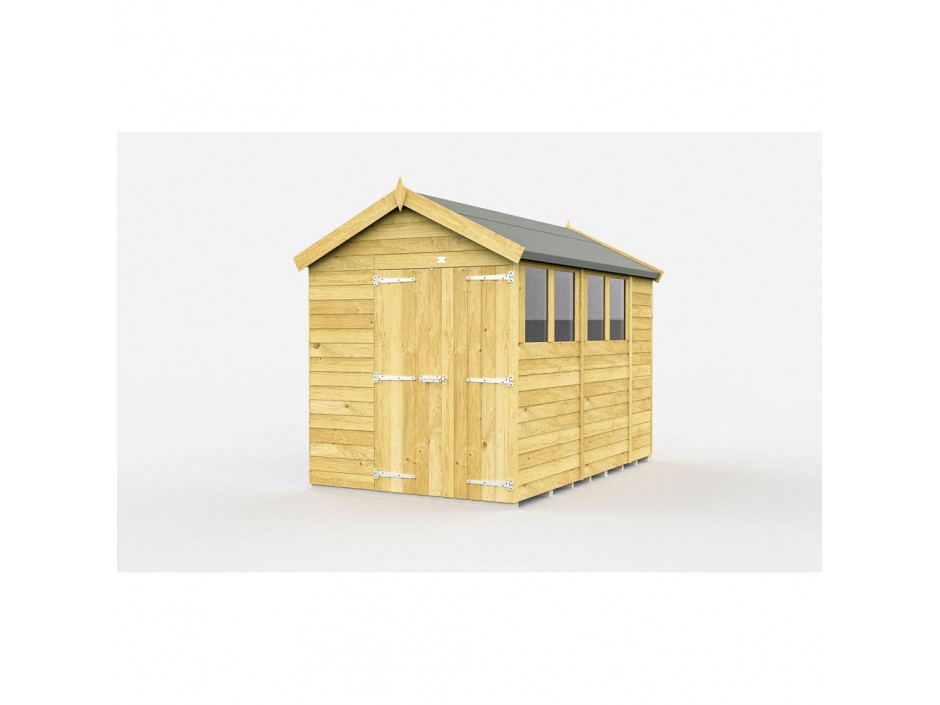 F&F 7ft x 10ft Apex Shed