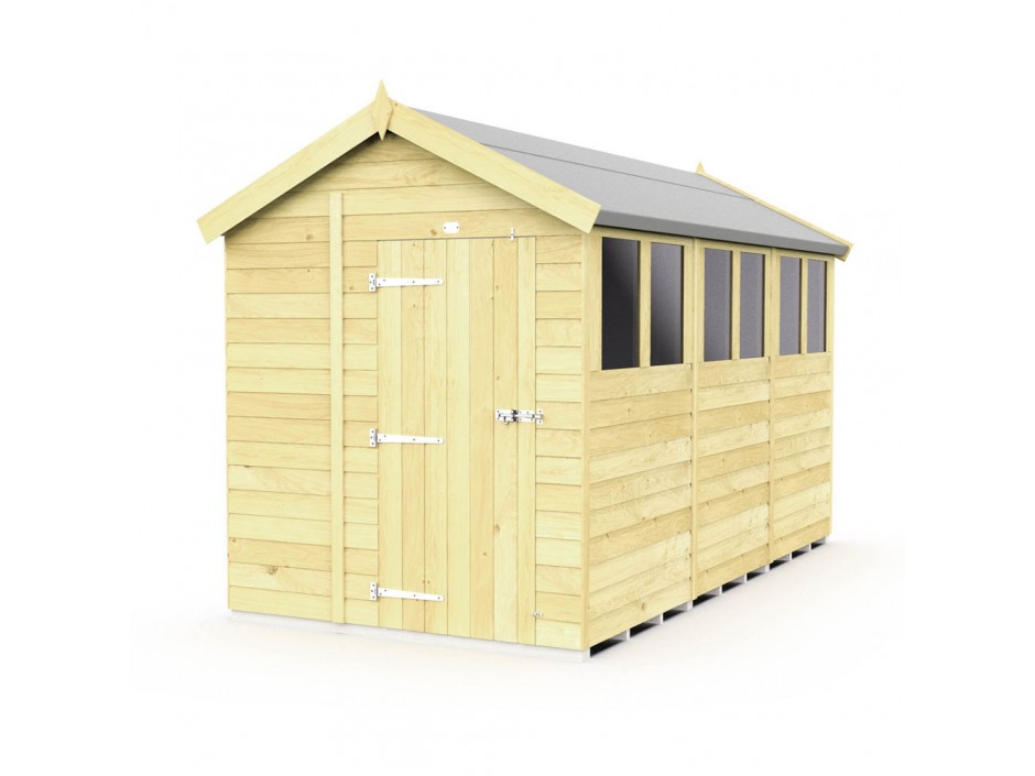 F&F 7ft x 12ft Apex Shed