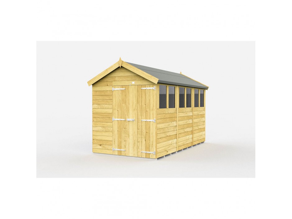 F&F 7ft x 12ft Apex Shed