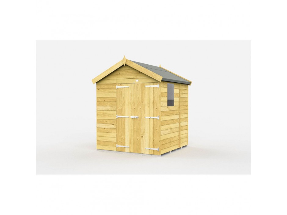 F&F 7ft x 5ft Apex Shed