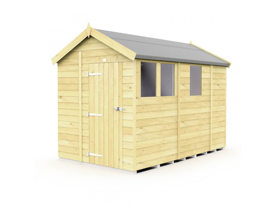F&F 7ft x 9ft Apex Shed