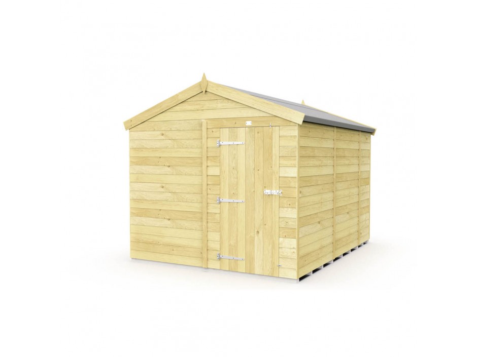 F&F 8ft x 10ft Apex Shed