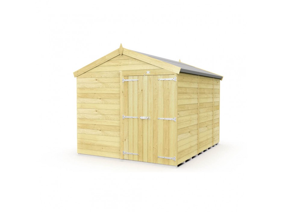 F&F 8ft x 10ft Apex Shed