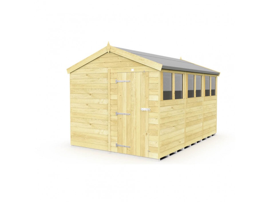 F&F 8ft x 12ft Apex Shed