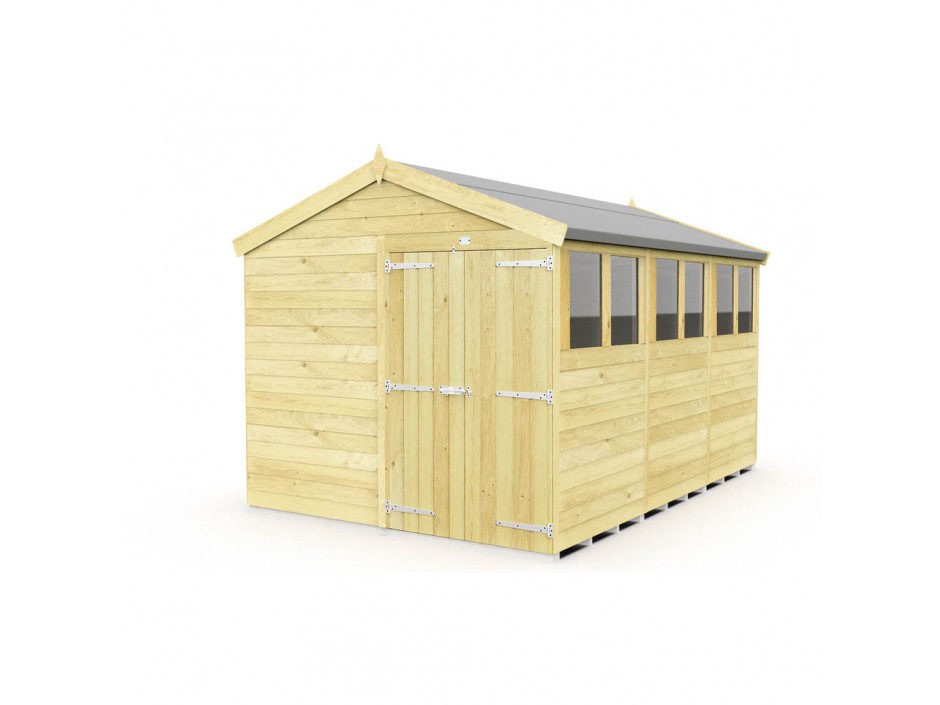 F&F 8ft x 12ft Apex Shed