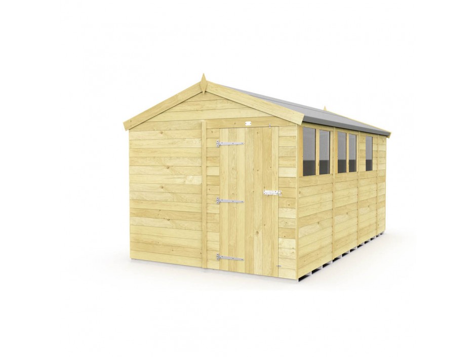F&F 8ft x 13ft Apex Shed
