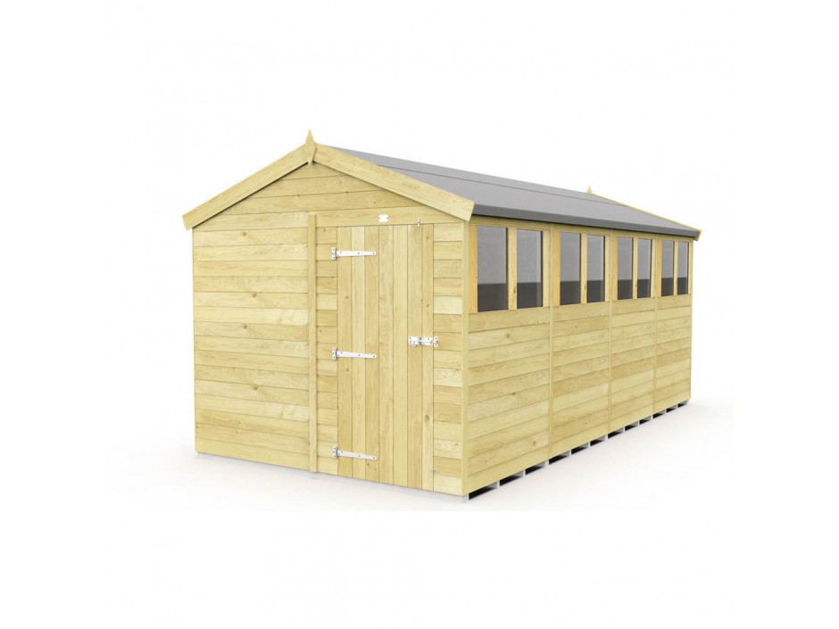 F&F 8ft x 16ft Apex Shed