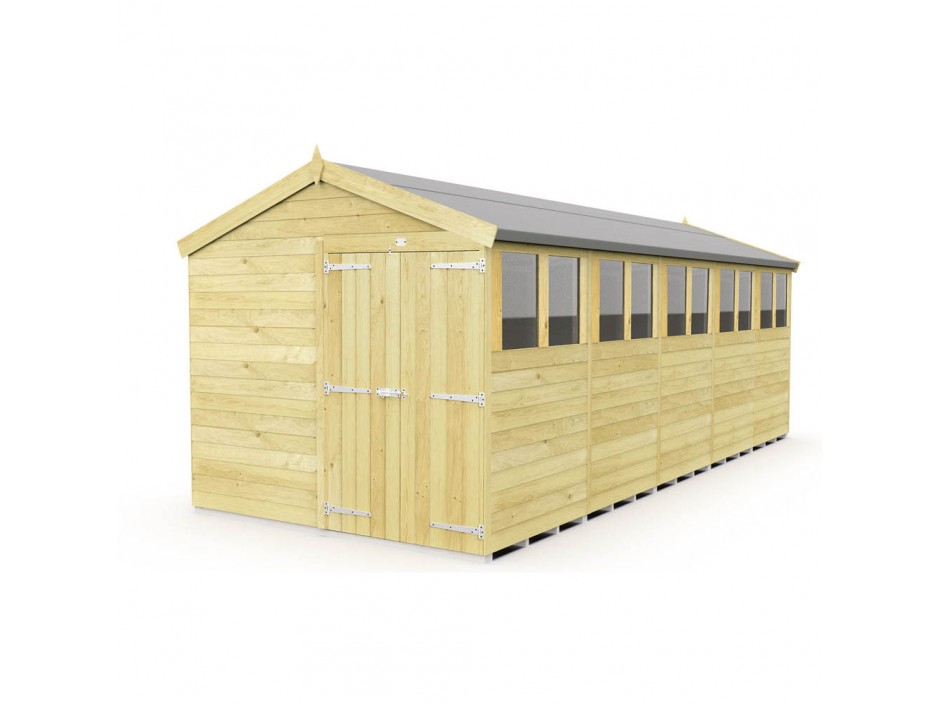 F&F 8ft x 20ft Apex Shed
