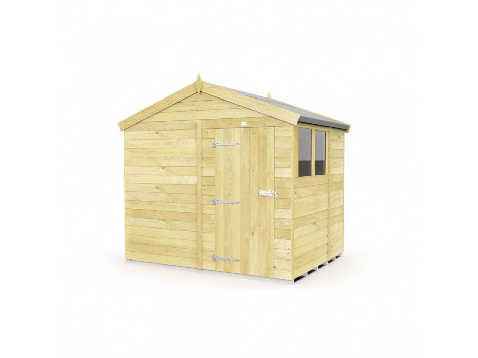 F&F 8ft x 6ft Apex Shed