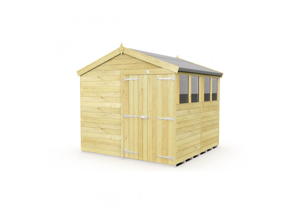 F&F 8ft x 8ft Apex Shed