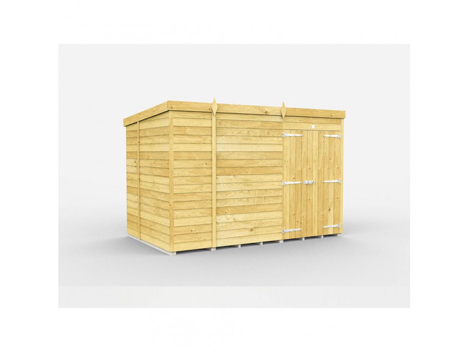 F&F 10ft x 6ft Pent Shed