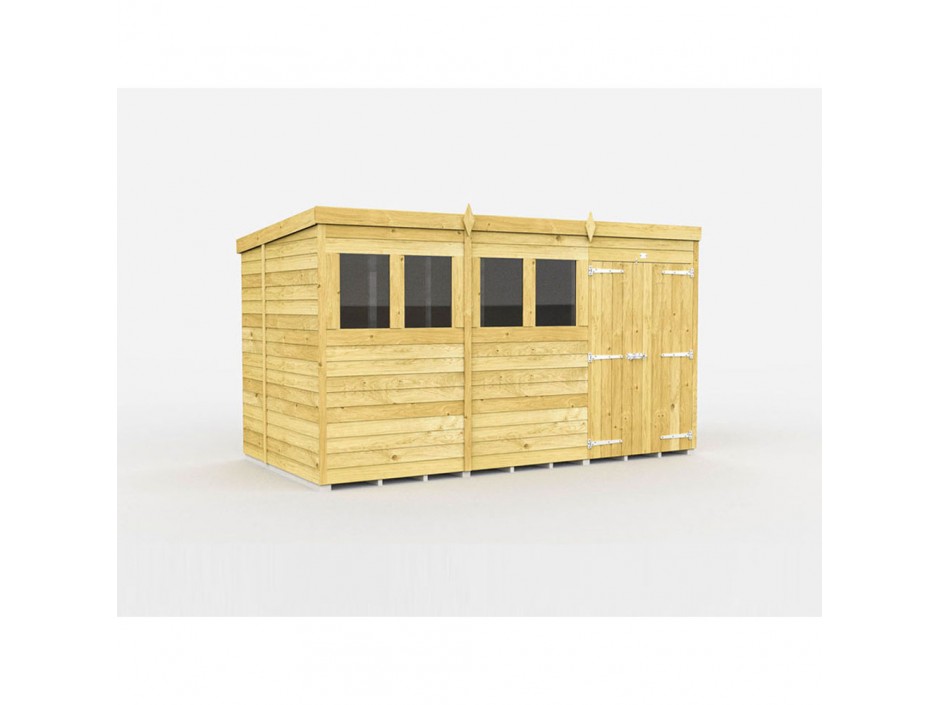 F&F 12ft x 6ft Pent Shed