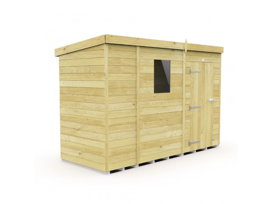 F&F 9ft x 4ft Pent Shed