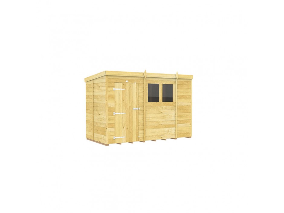 F&F 10ft x 5ft Pent Shed